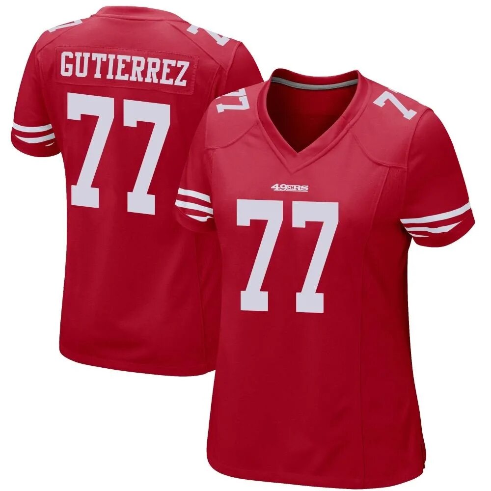 Alfredo Gutierrez Women's San Francisco 49ers Nike Team Color Jersey - Game Red